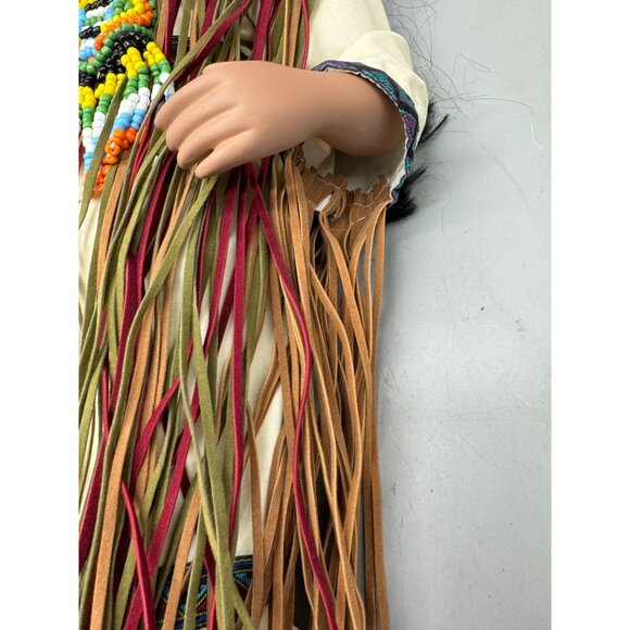 Traditions Doll Collection Native American-Inspired Porcelain Doll Beaded READ - Picture 11 of 16